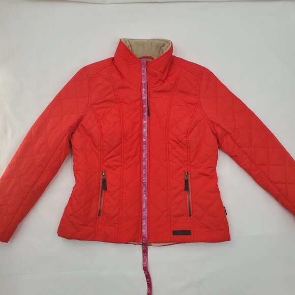 G.H. Bass & Co. Women's Outerwear Quilted Puffer Winter Coat Jacket Red Size PS - Picture 13 of 14